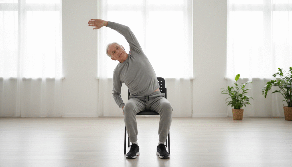 Exercícios cadeira idosos: Treino completo para mobilidade reduzida